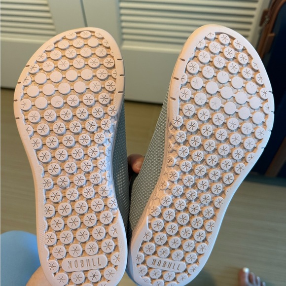 NOBULL Women's Gray and Pink Trainers, lifting athletic gym sneaker shoes - Picture 5 of 14